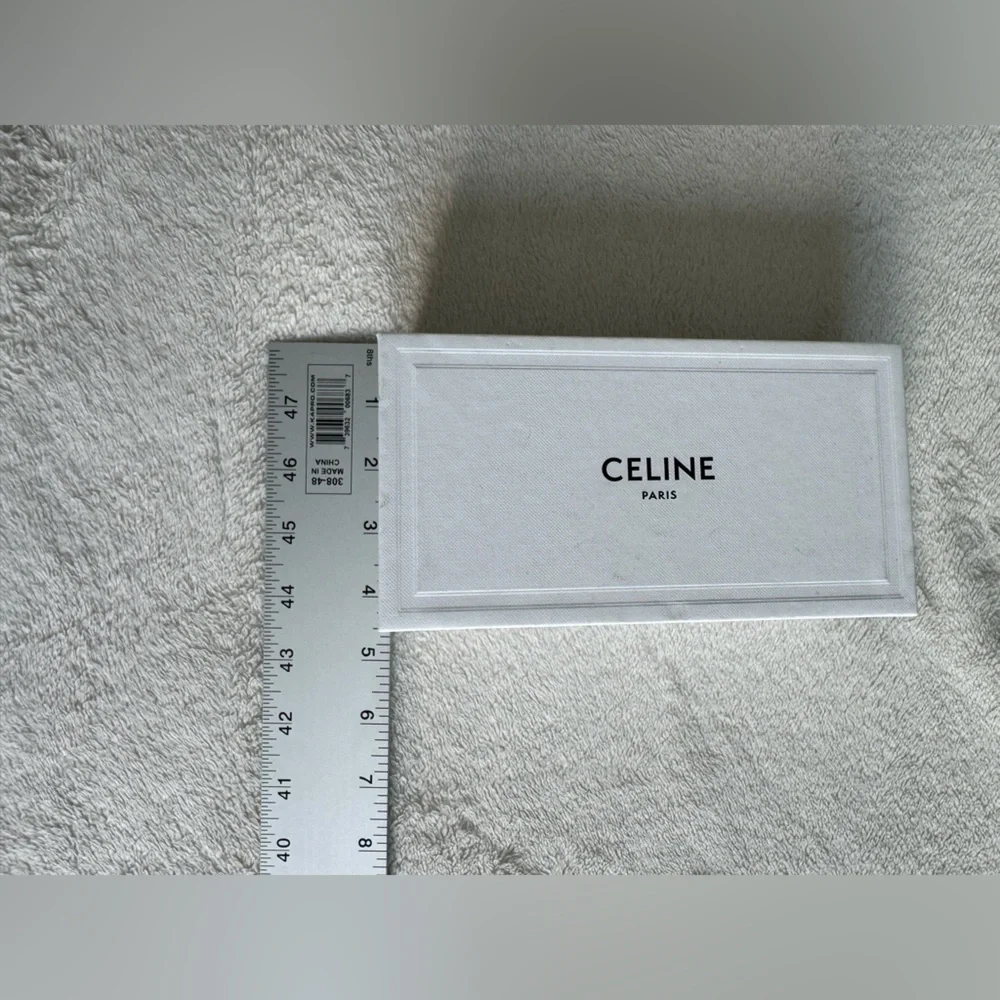 Celine Authentic Gift Jewellery Sunglasses Box Empty EUC Black White Storage